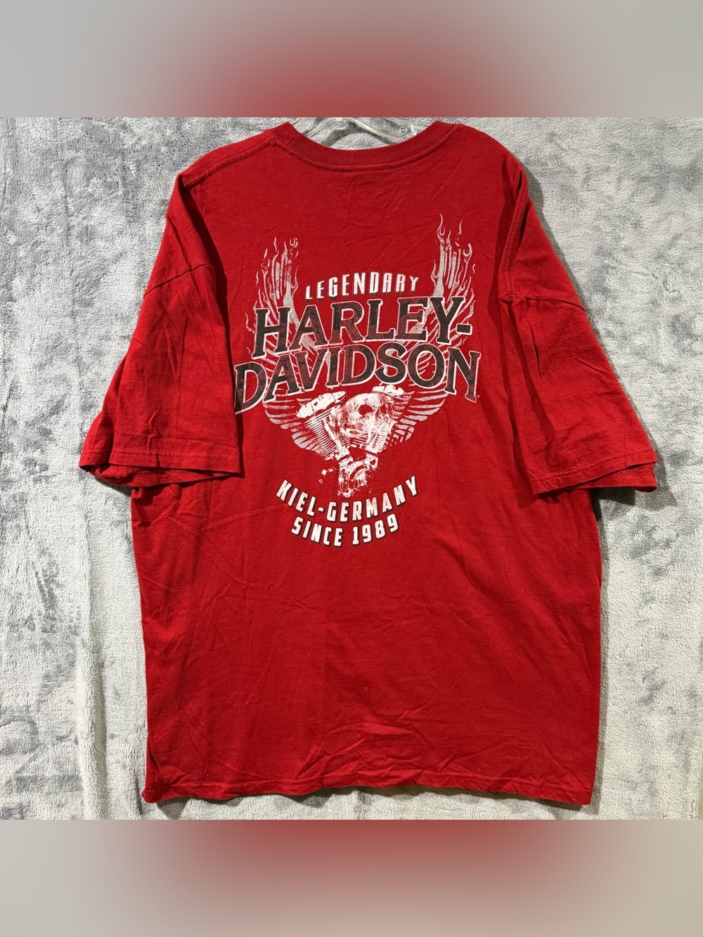 Harley Davidson T-Shirt Kiel, Germany 2010 Men’s Size 2XL Preowned